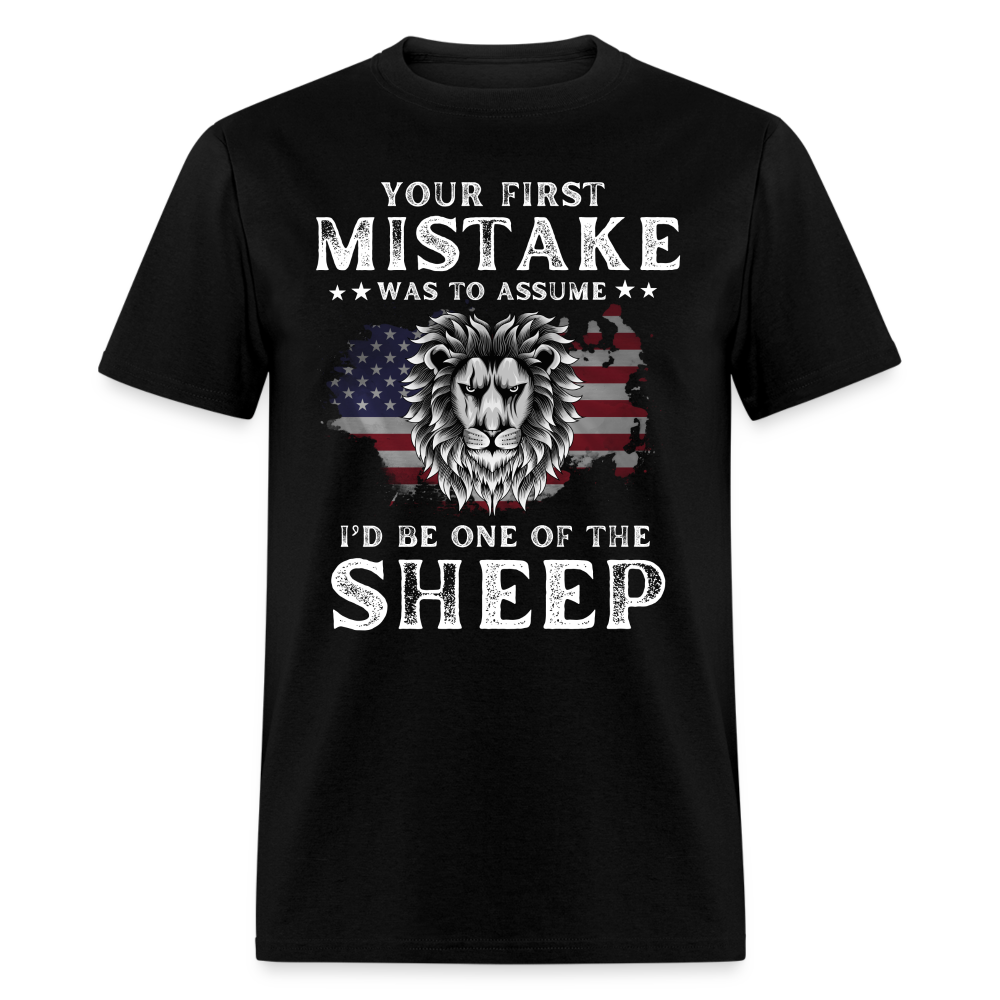 Your First Mistake Unisex Classic T-Shirt - black