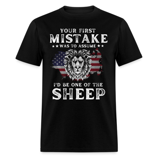 Your First Mistake Unisex Classic T-Shirt - black